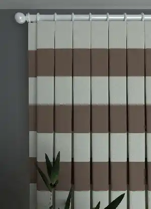 Dökümlü Kumaştan Tüm Odalara Vizon Düz Bantlı Baskılı Fon Perde 1. Kalite